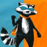 mightyraccoon! Studios logo